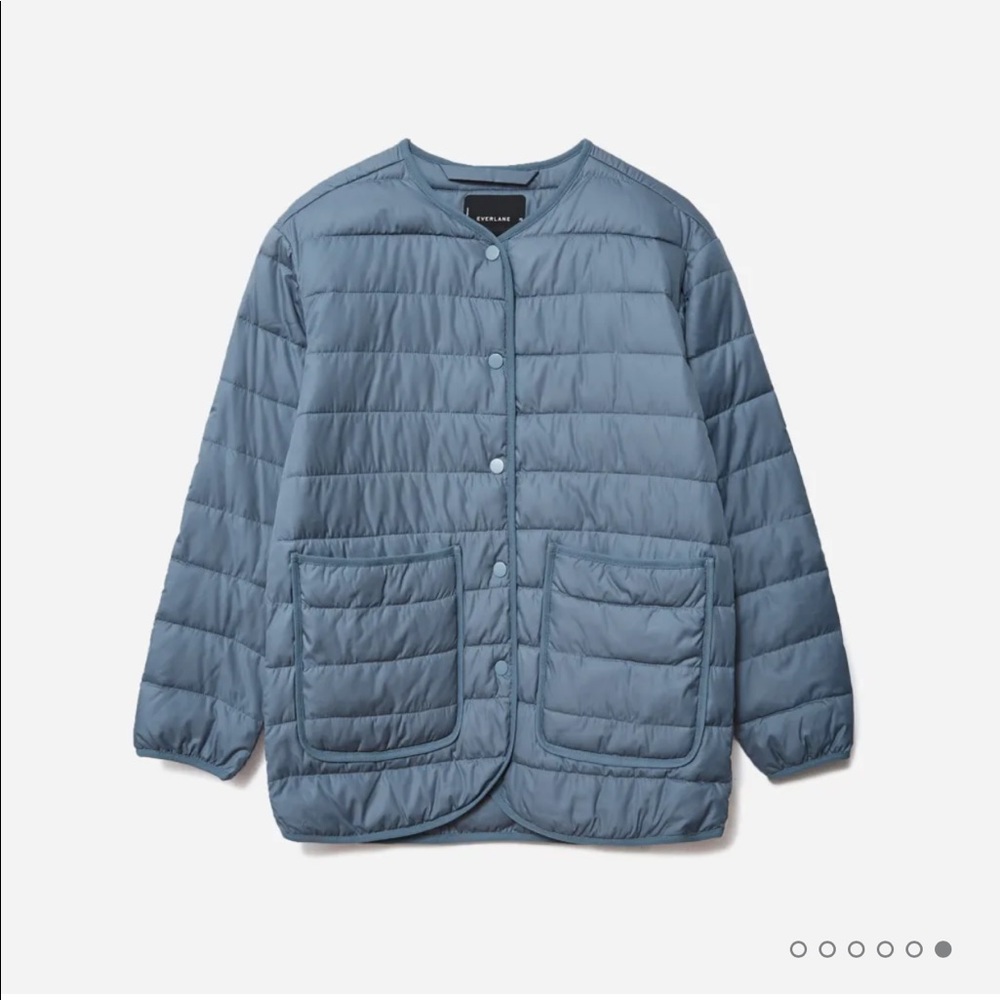 NWT Everlane Renew Channeled Liner in blue